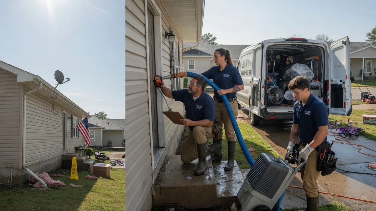 Ceiling Water Damage Restoration in Williamsburg, MO near me